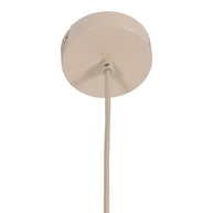 Travino 4598CR hanglamp – linnen en travertin in natuurlijke stijl