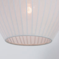 Travino 4599CR hanglamp – linnen & travertin, stijlvol boven de tafel