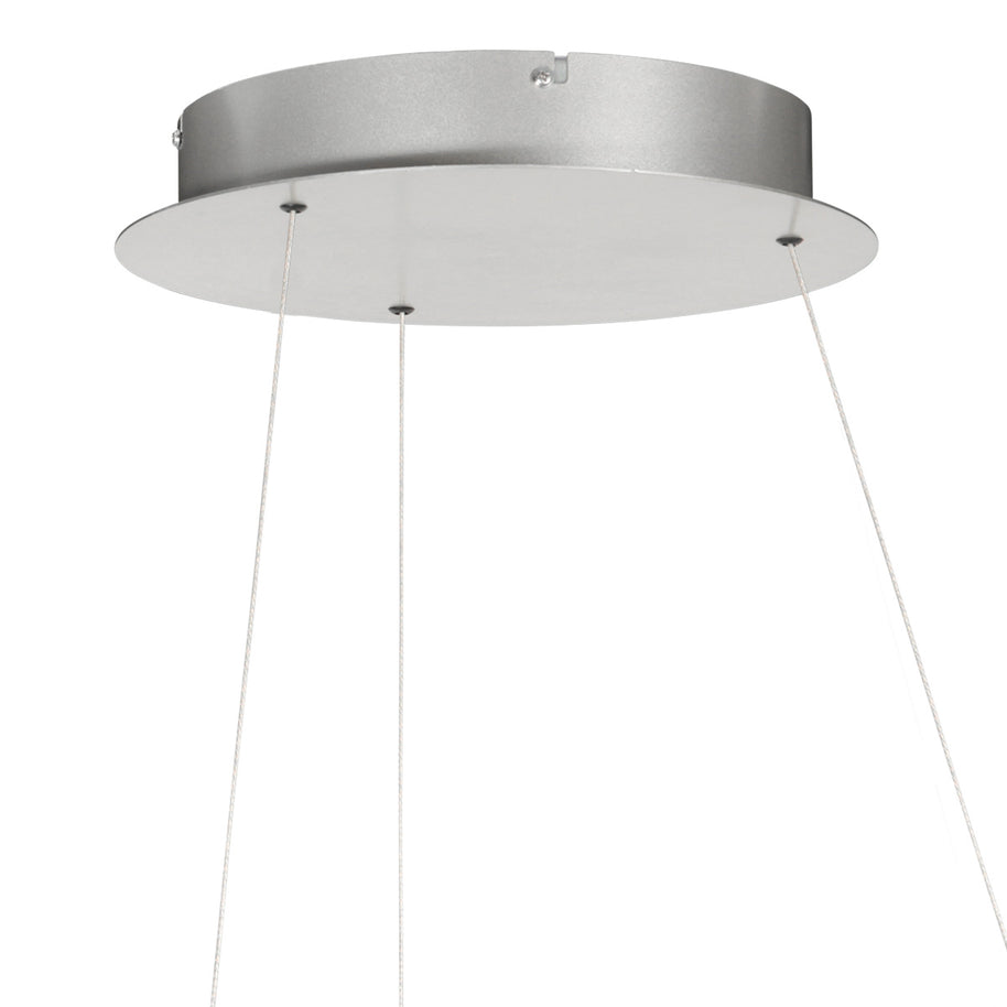 Stalen hanglamp Ringlede 4612ST met kabelhefsysteem