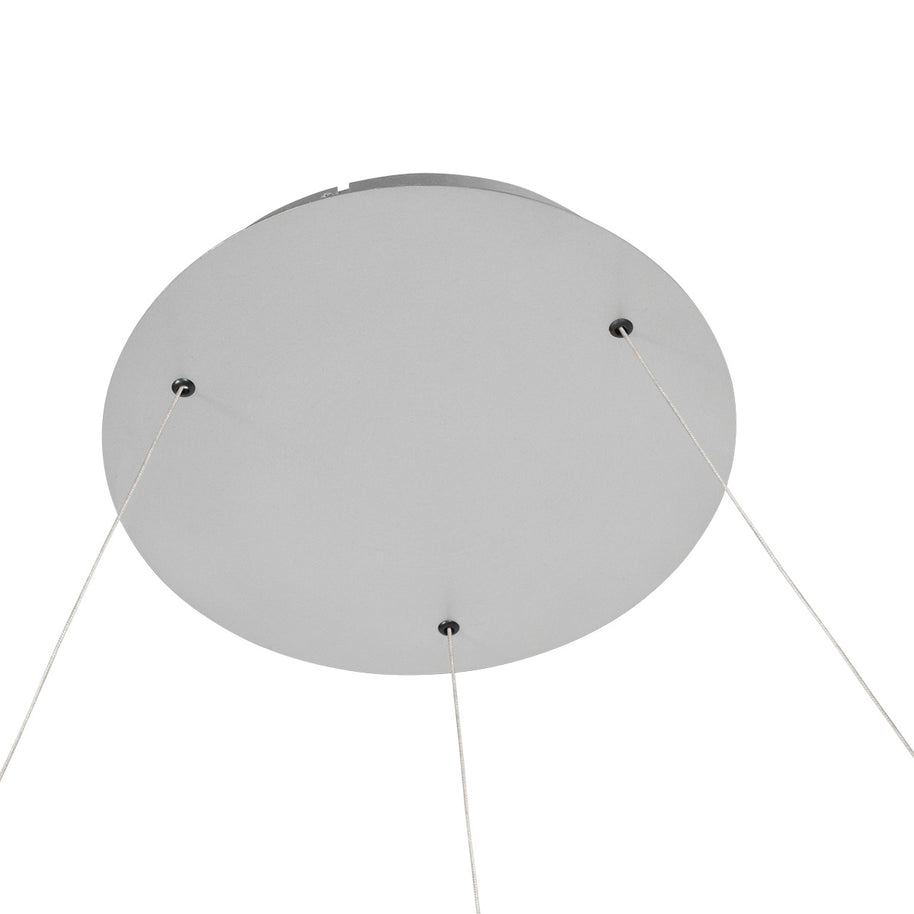 Stalen hanglamp Ringlede 4612ST met kabelhefsysteem