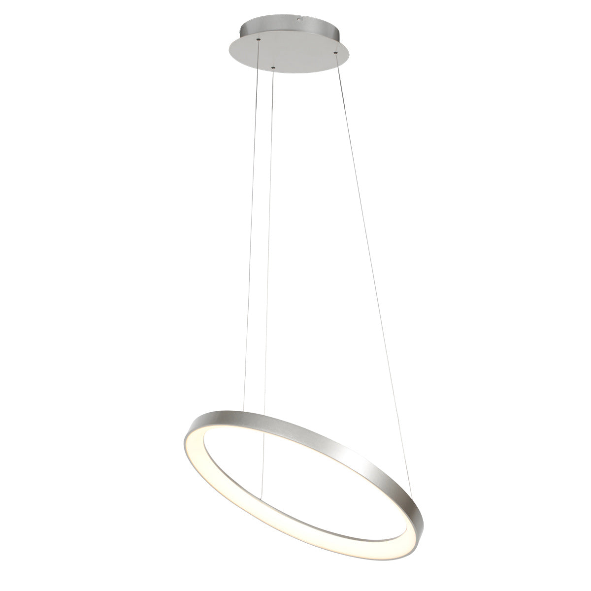 Stalen hanglamp Ringlede 4612ST met kabelhefsysteem