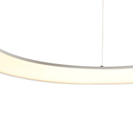 Stalen hanglamp Ringlede 4612ST met kabelhefsysteem