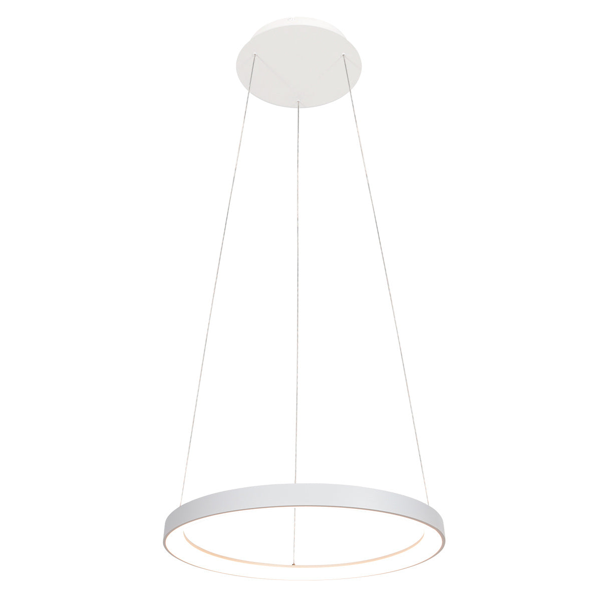 Witte hanglamp Ringlede 4612W met kabelhefsysteem