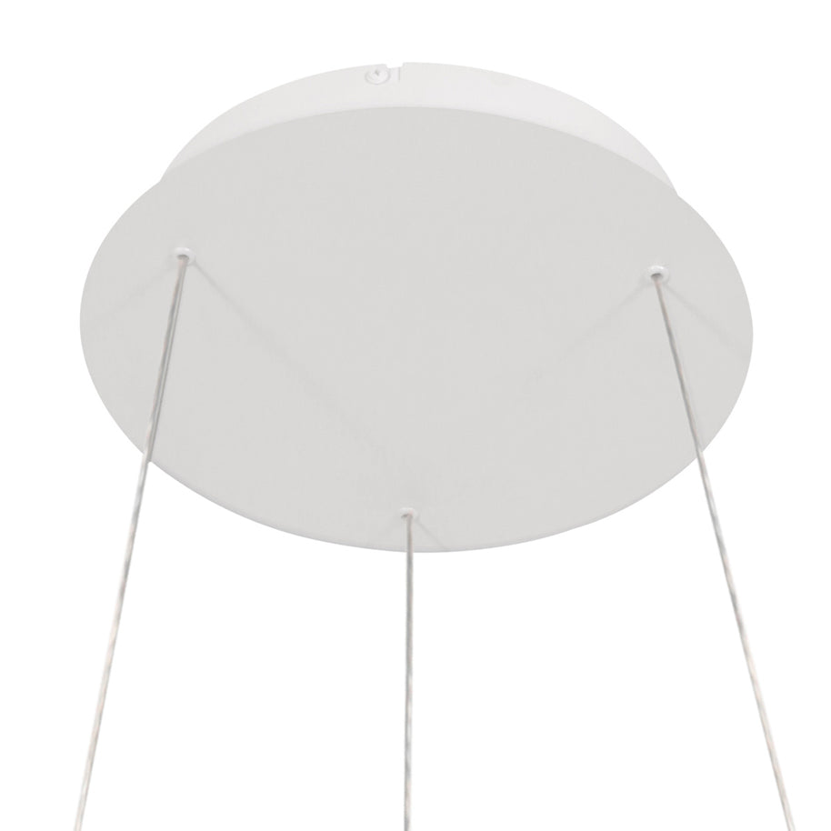 Witte hanglamp Ringlede 4612W met kabelhefsysteem
