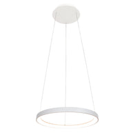 Witte hanglamp Ringlede 4612W met kabelhefsysteem