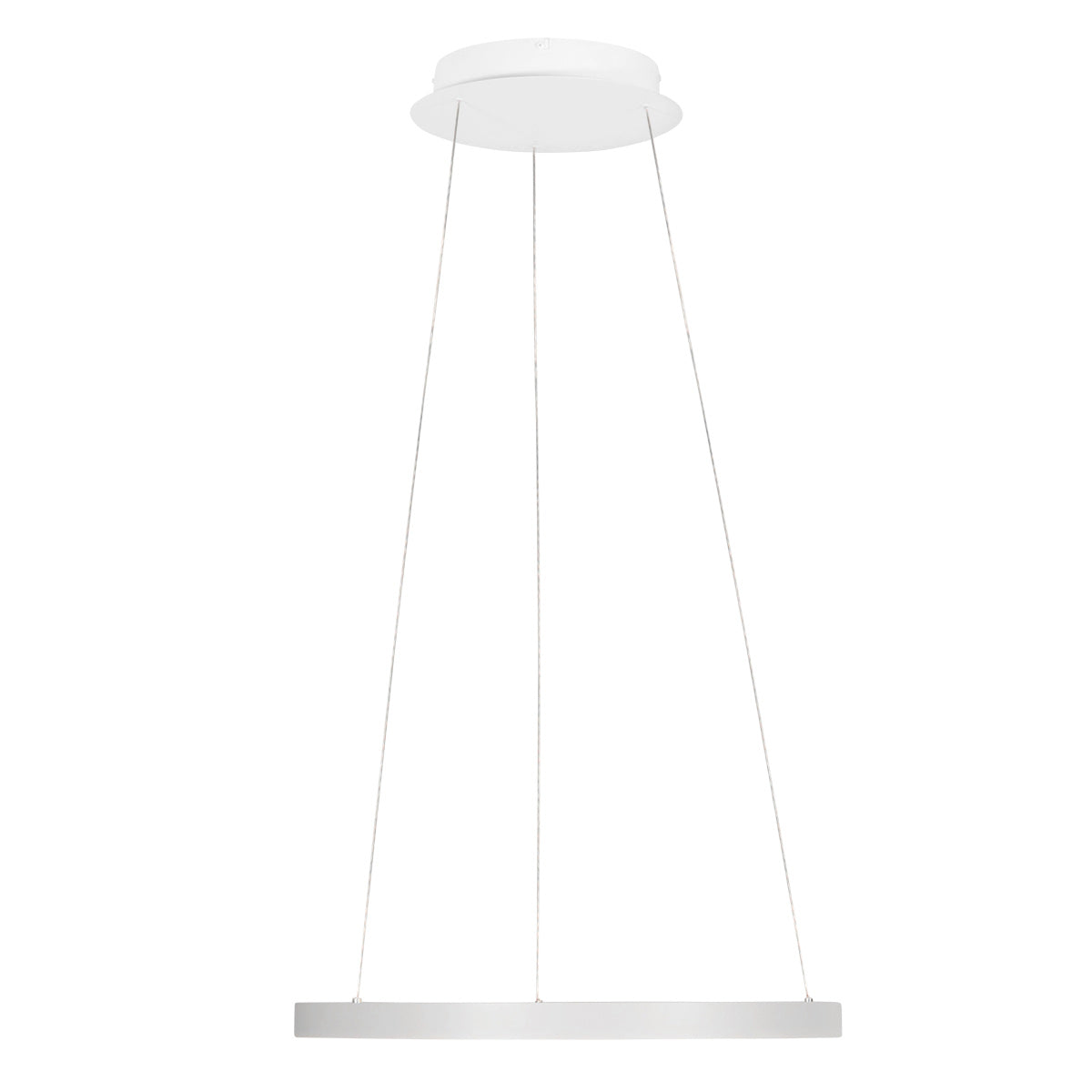 Witte hanglamp Ringlede 4612W met kabelhefsysteem