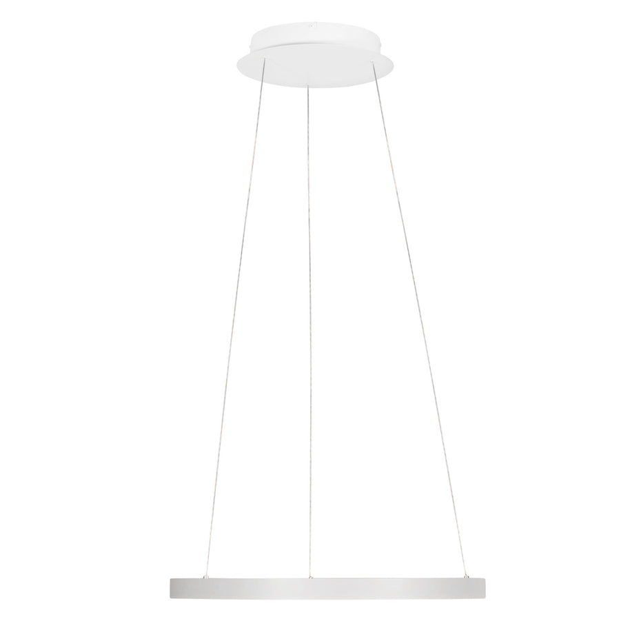 Witte hanglamp Ringlede 4612W met kabelhefsysteem
