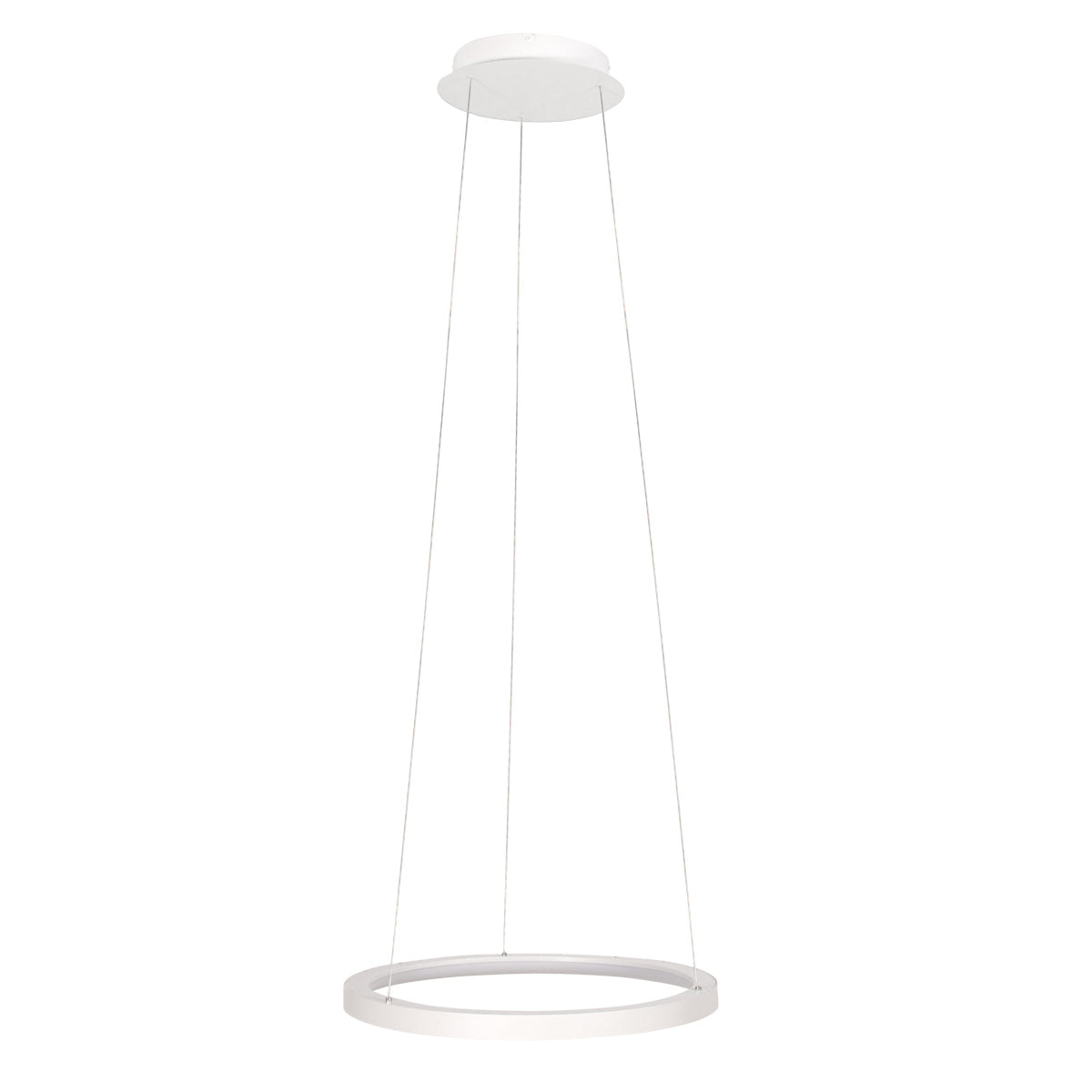 Witte hanglamp Ringlede 4612W met kabelhefsysteem