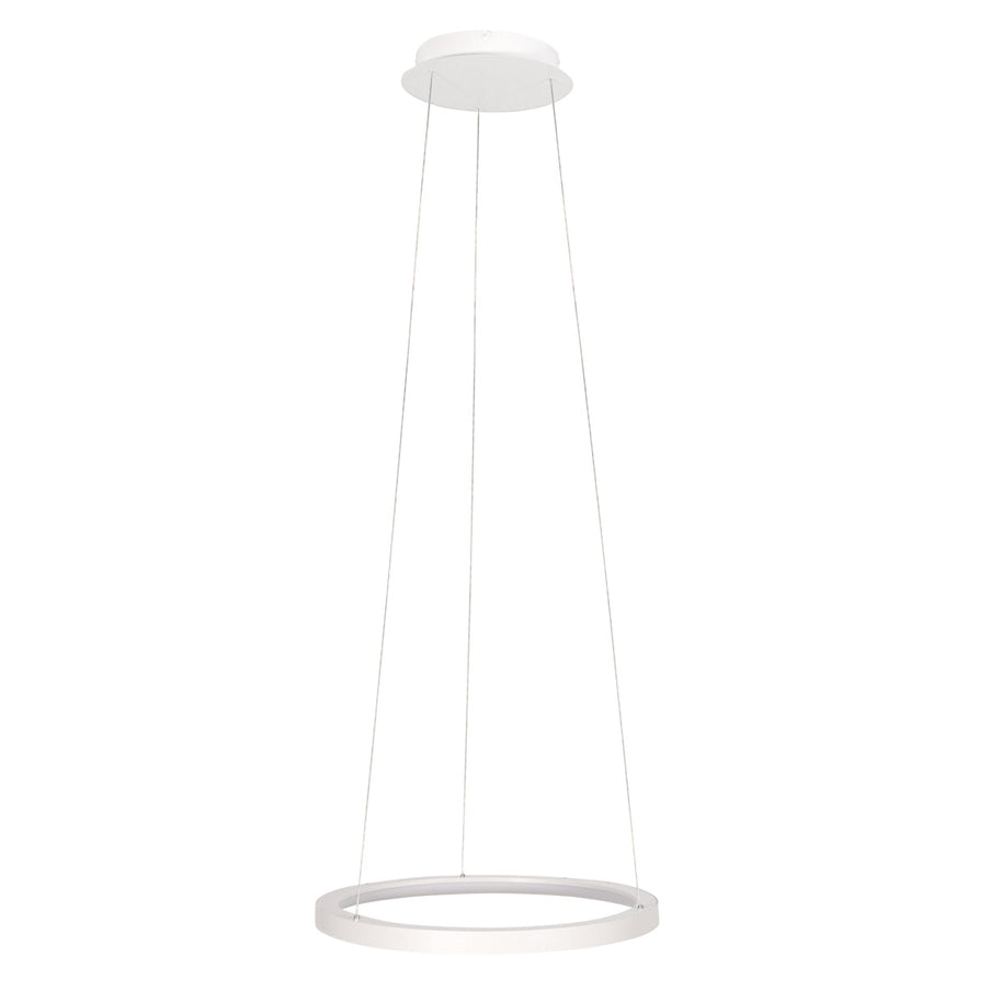 Witte hanglamp Ringlede 4612W met kabelhefsysteem