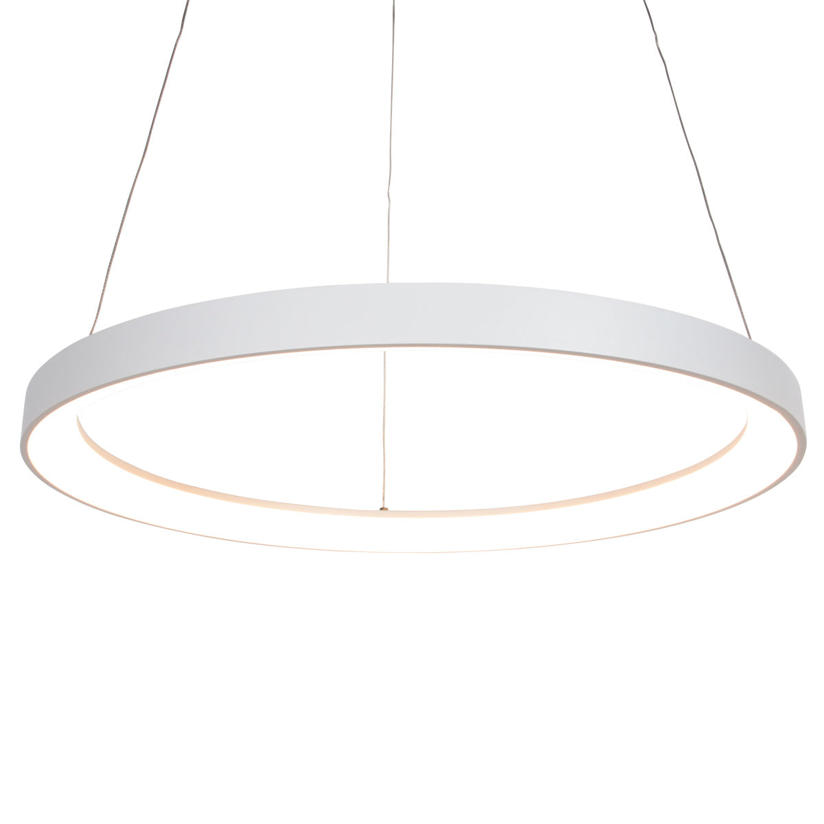 Witte hanglamp Ringlede 4612W met kabelhefsysteem