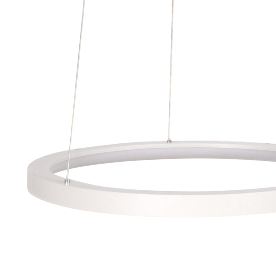 Witte hanglamp Ringlede 4612W met kabelhefsysteem