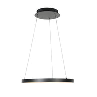 Zwarte hanglamp Ringlede 4612ZW met kabel-liftsysteem