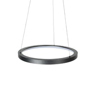 Zwarte hanglamp Ringlede 4612ZW met kabel-liftsysteem
