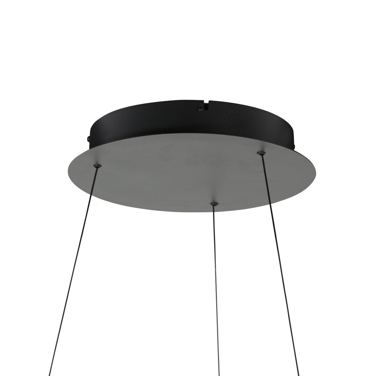 Zwarte hanglamp Ringlede 4612ZW met kabel-liftsysteem