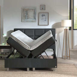 Opbergboxspring Grande Antraciet 160x200