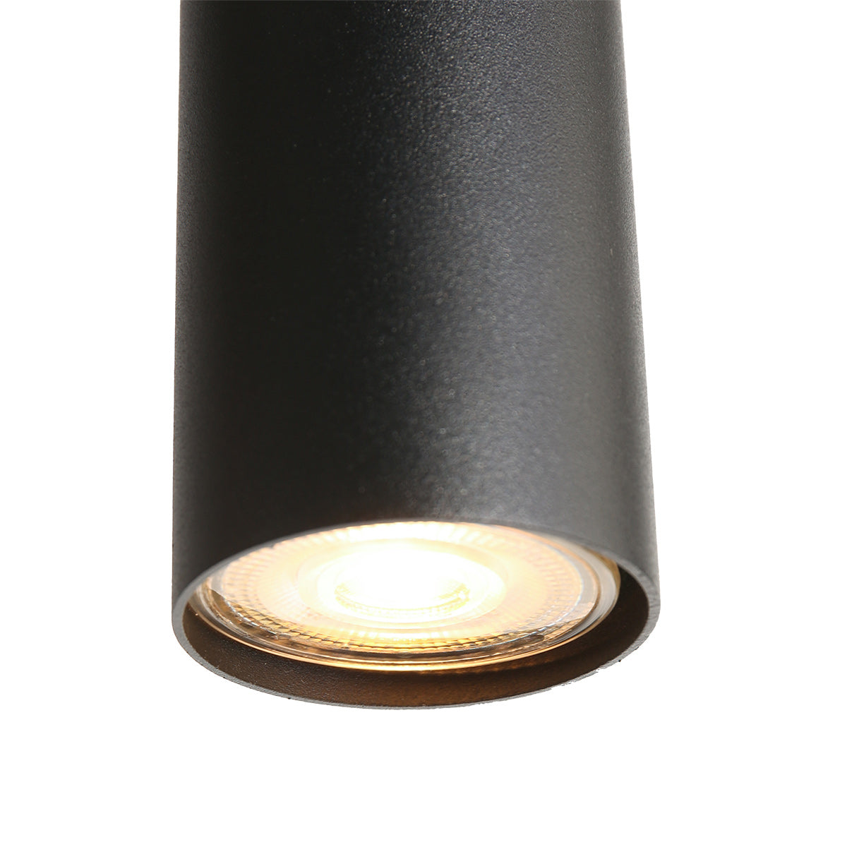 Zwarte hanglamp Bollique 4847ZW, 5-lichts voor eettafel