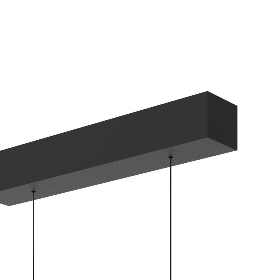 Hanglamp Bande 4906ZW zwarte hanglamp met kabellift 80 cm breed