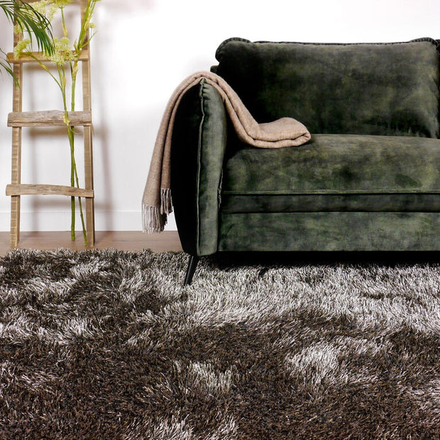 Love hoogpolig taupe 250 rond