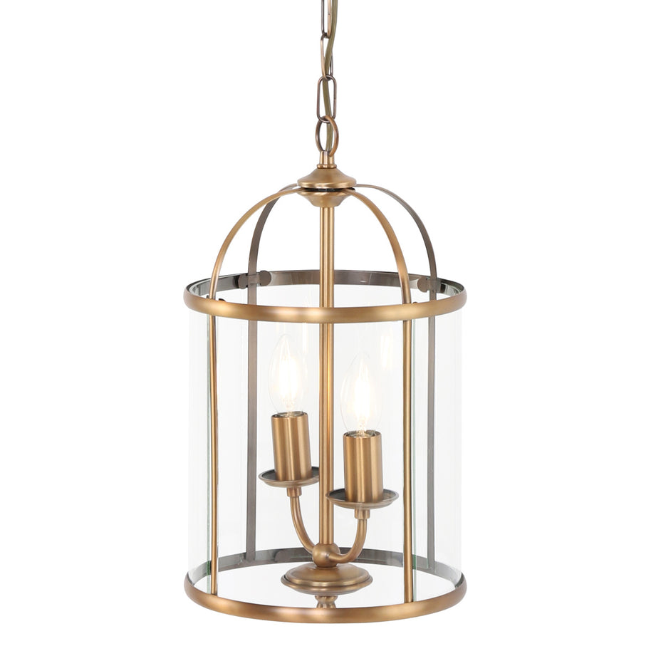 Hanglamp Pimpernel 5971BR brons met helder glas Ø23 cm