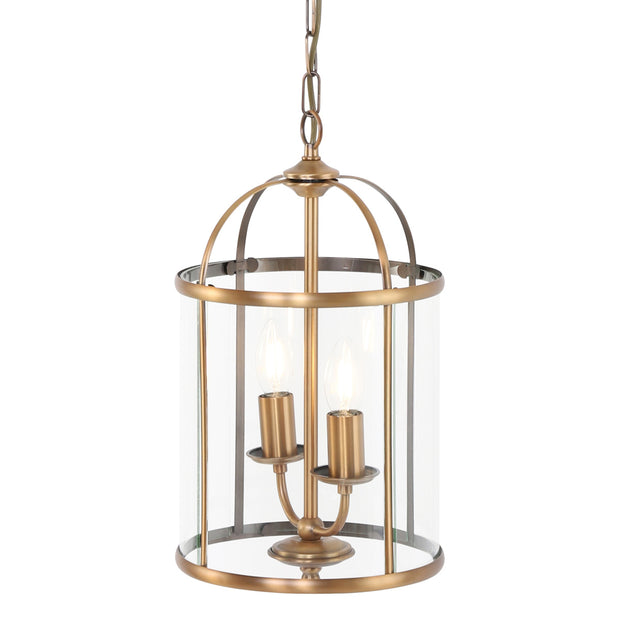 Hanglamp Pimpernel 5971BR brons met helder glas Ø23 cm