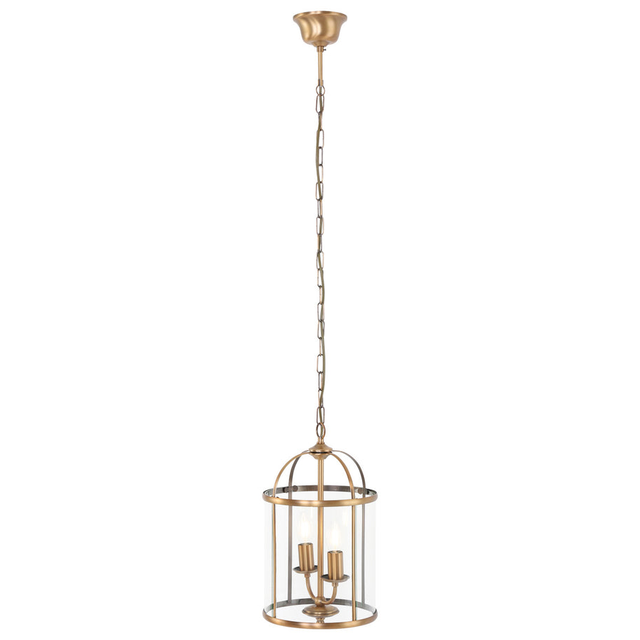 Hanglamp Pimpernel 5971BR brons met helder glas Ø23 cm