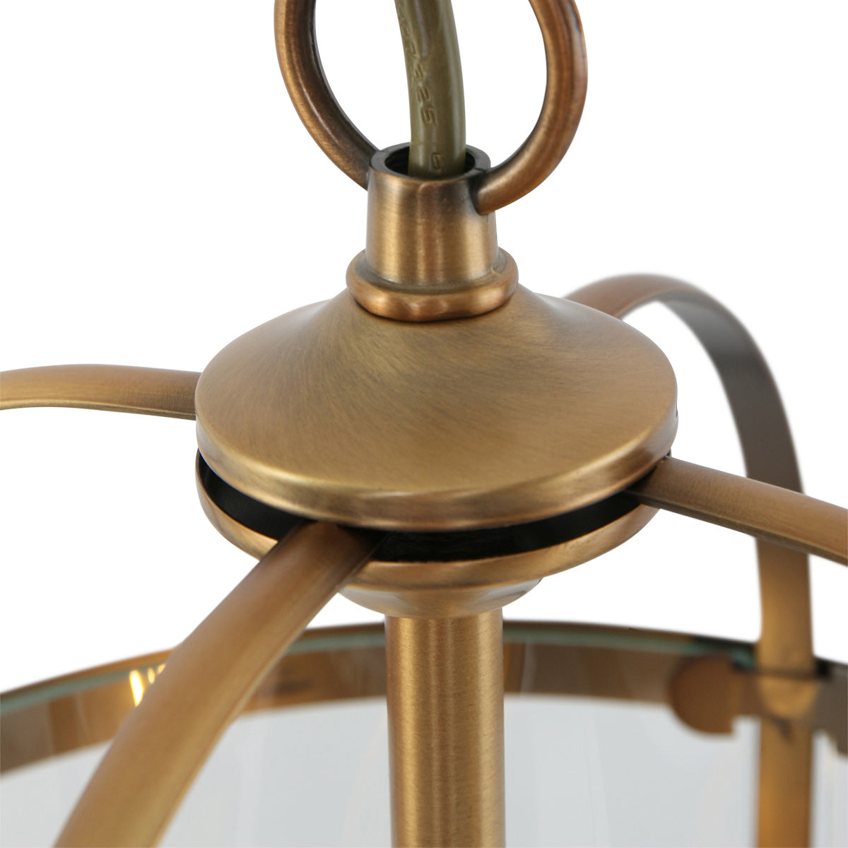 Hanglamp Pimpernel 5971BR brons met helder glas Ø23 cm