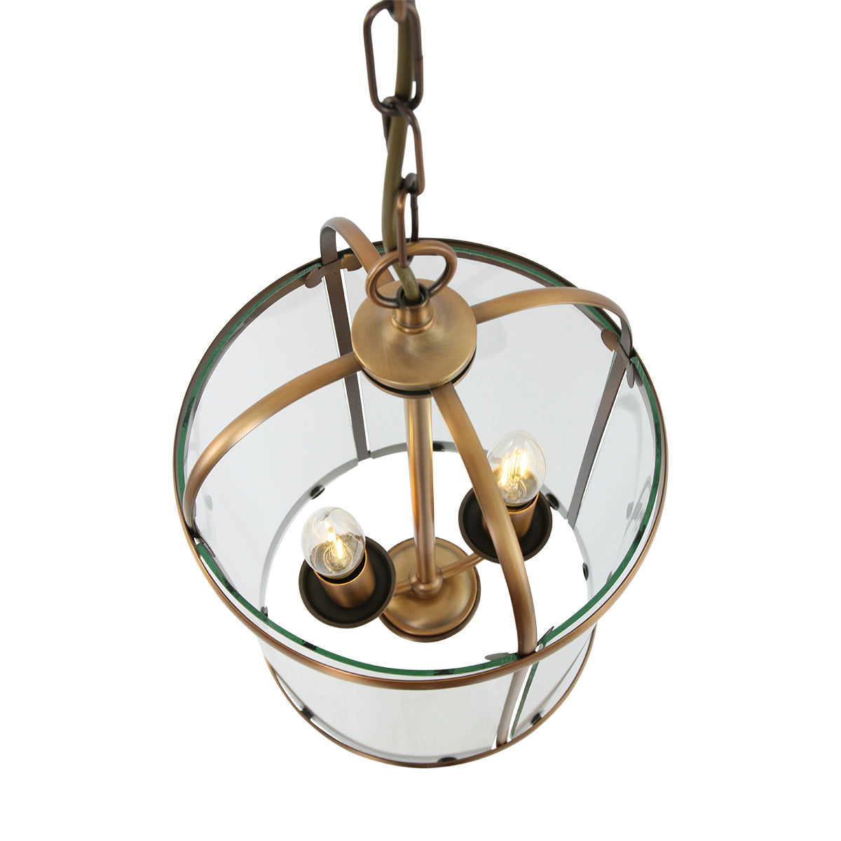 Hanglamp Pimpernel 5971BR brons met helder glas Ø23 cm