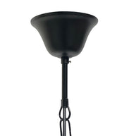 Hanglamp Pimpernel 5971ZW zwart met rookglas Ø23 cm