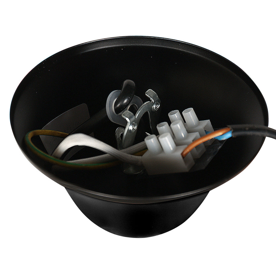 Hanglamp Pimpernel 5971ZW zwart met rookglas Ø23 cm