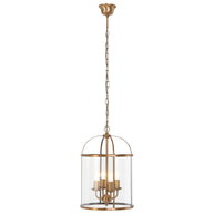 Hanglamp Pimpernel 5972BR brons met helder glas Ø25 cm