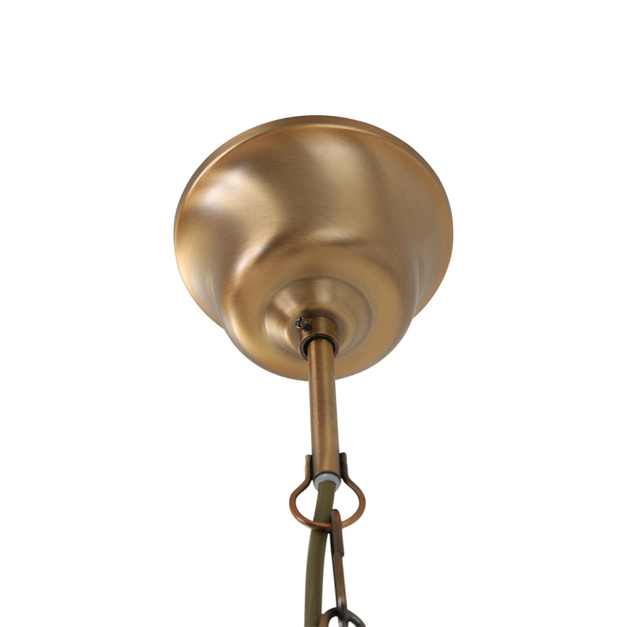 Hanglamp Pimpernel 5972BR brons met helder glas Ø25 cm