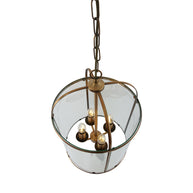 Hanglamp Pimpernel 5972BR brons met helder glas Ø25 cm