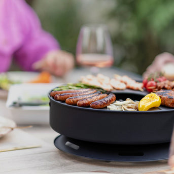 Onyx Mesa tafel-vuurschaal/grill zwart