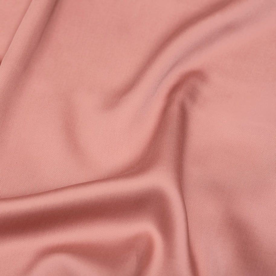 Tencel hoeslaken (90x200) terra roze