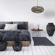 Hanglamp Maze 7506ZW – Bamboe designlamp met sfeervol lichtspel