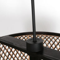 Hanglamp Maze 7506ZW – Bamboe designlamp met sfeervol lichtspel
