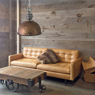 Hanglamp Bikkel 7586B, robuuste bruine lamp met stoere uitstraling