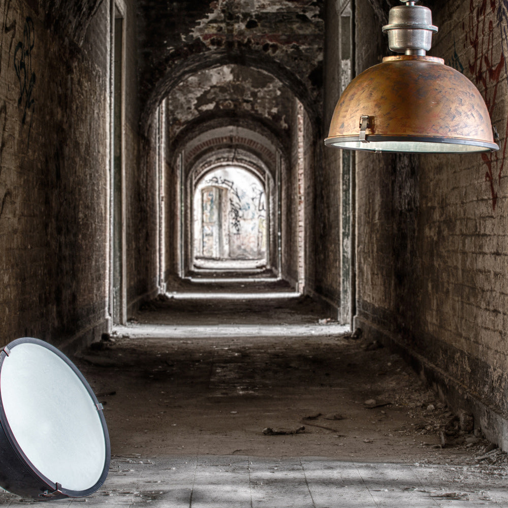 Hanglamp Bikkel 7586B, robuuste bruine lamp met stoere uitstraling