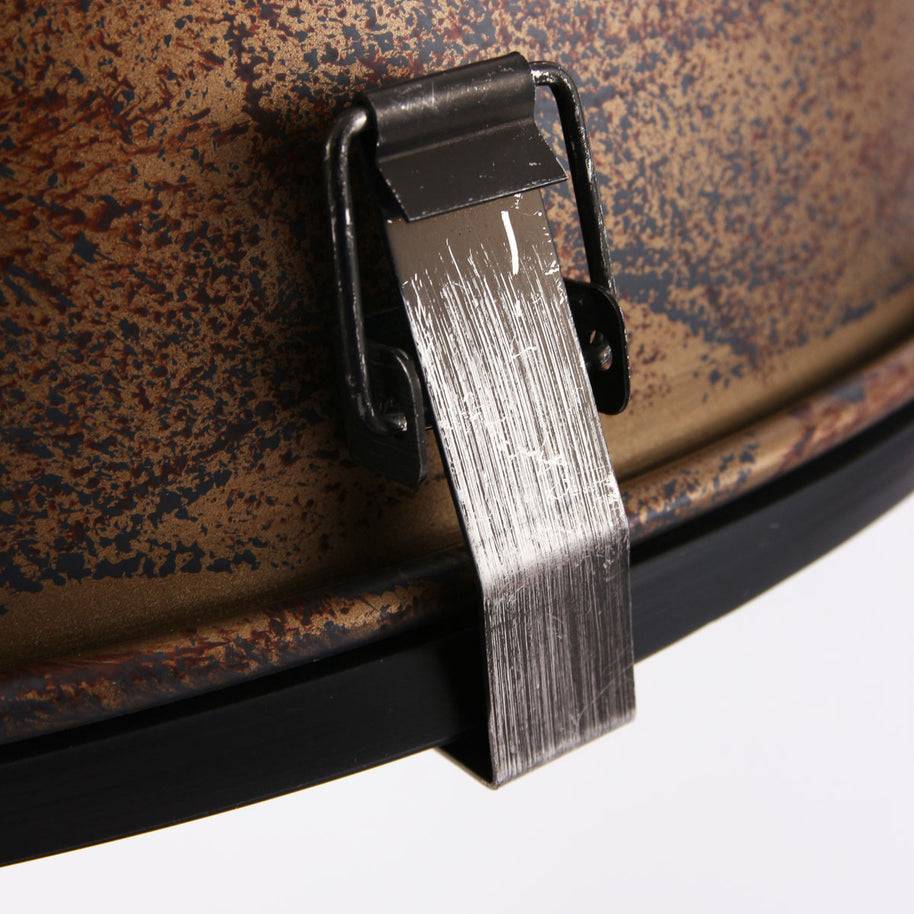 Hanglamp Bikkel 7586B, robuuste bruine lamp met stoere uitstraling