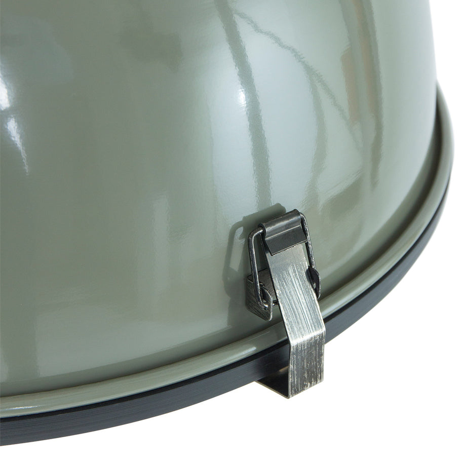 Hanglamp Bikkel 7586G stoere groene lamp met industrieel karakter