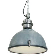 Hanglamp Bikkel 7586GR robuuste grijze lamp met karakter