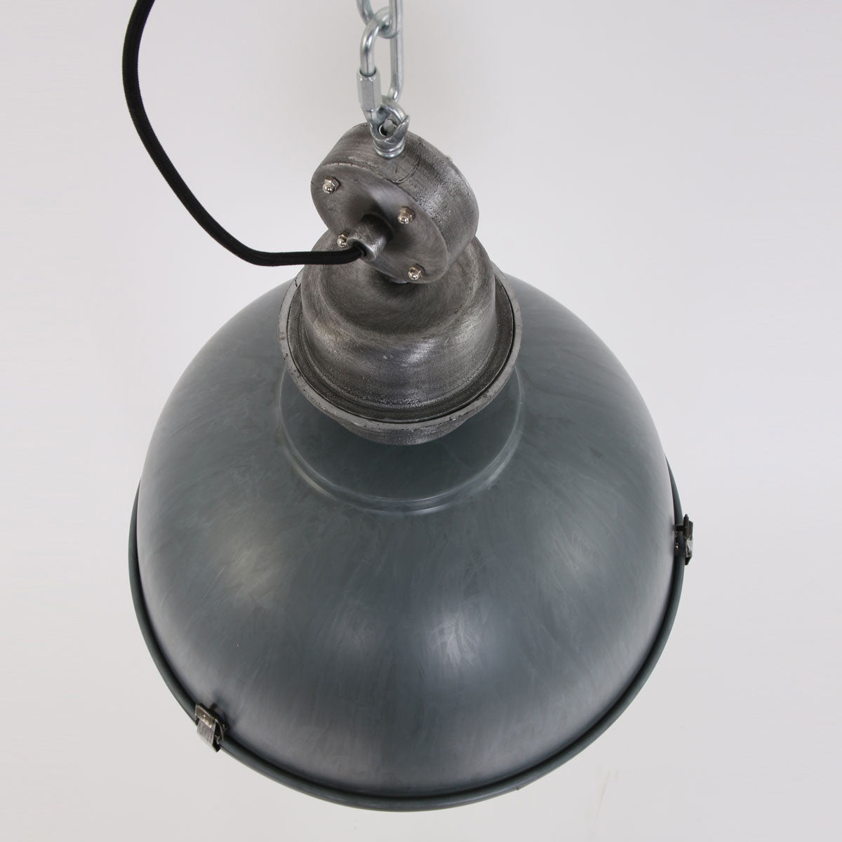 Hanglamp Bikkel 7586GR robuuste grijze lamp met karakter