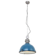 Hanglamp Bikkel 7586PE petrol met stoere industriële look