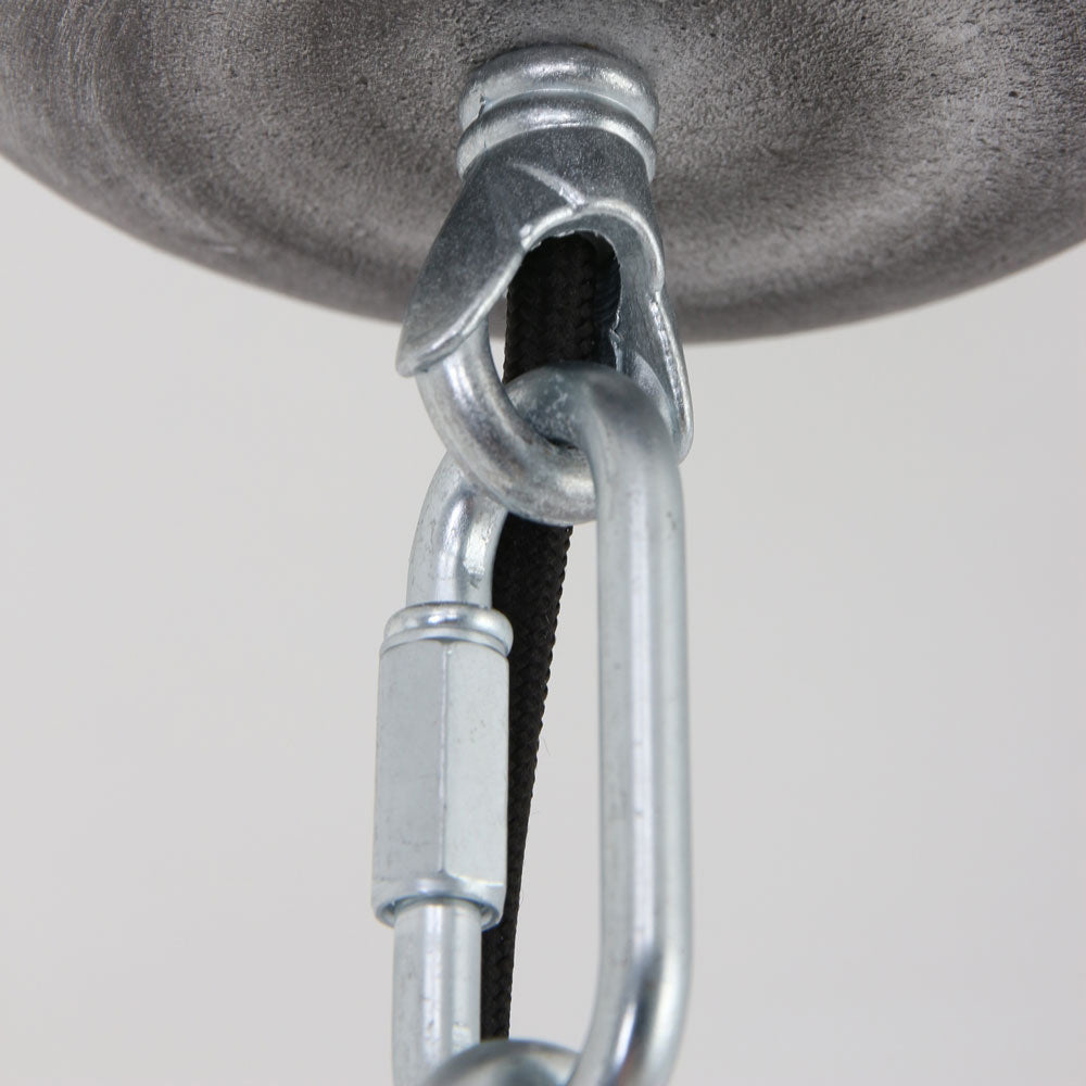 Hanglamp Bikkel 7586PE petrol met stoere industriële look