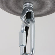 Hanglamp Bikkel 7586PE petrol met stoere industriële look