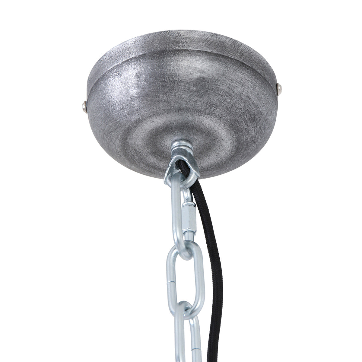 Hanglamp Bikkel 7586PE petrol met stoere industriële look