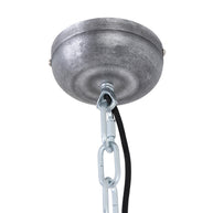 Hanglamp Bikkel 7586PE petrol met stoere industriële look