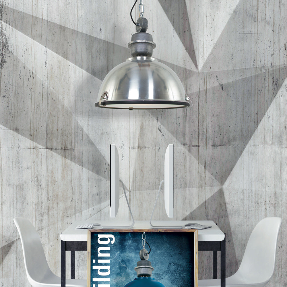 Hanglamp Bikkel 7586ST stoere stalen lamp met karakter