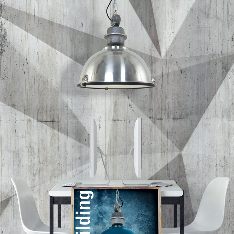 Hanglamp Bikkel 7586ST stoere stalen lamp met karakter