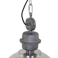 Hanglamp Bikkel 7586ST stoere stalen lamp met karakter